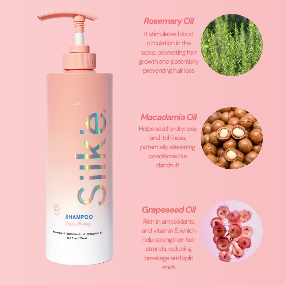 Silk'e Shampoo & Conditioner Duo – Product Image 2 | The Glow Atelier