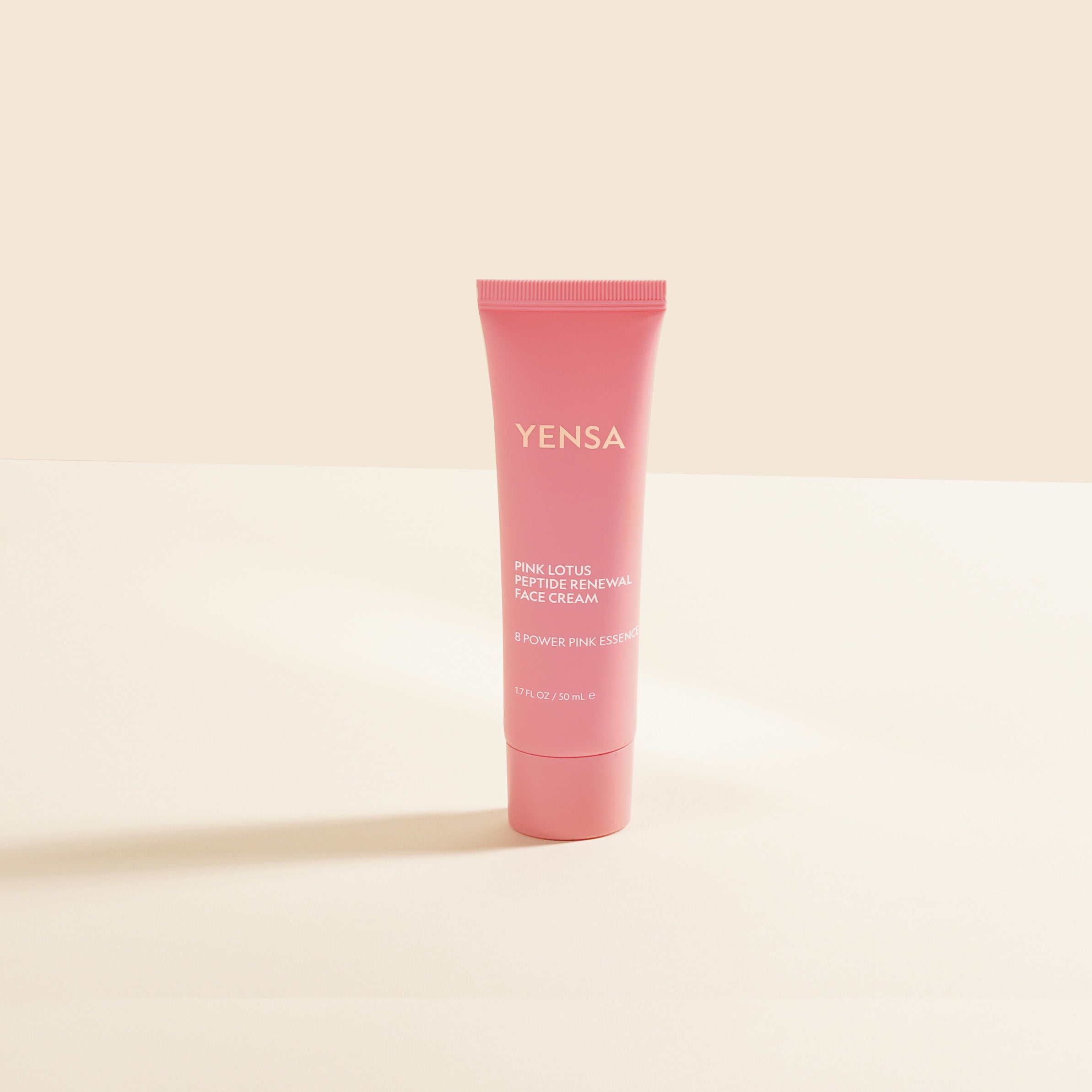 Yensa Pink Lotus Peptide Renewal Face Cream - Brightening & Firming Moisturizer