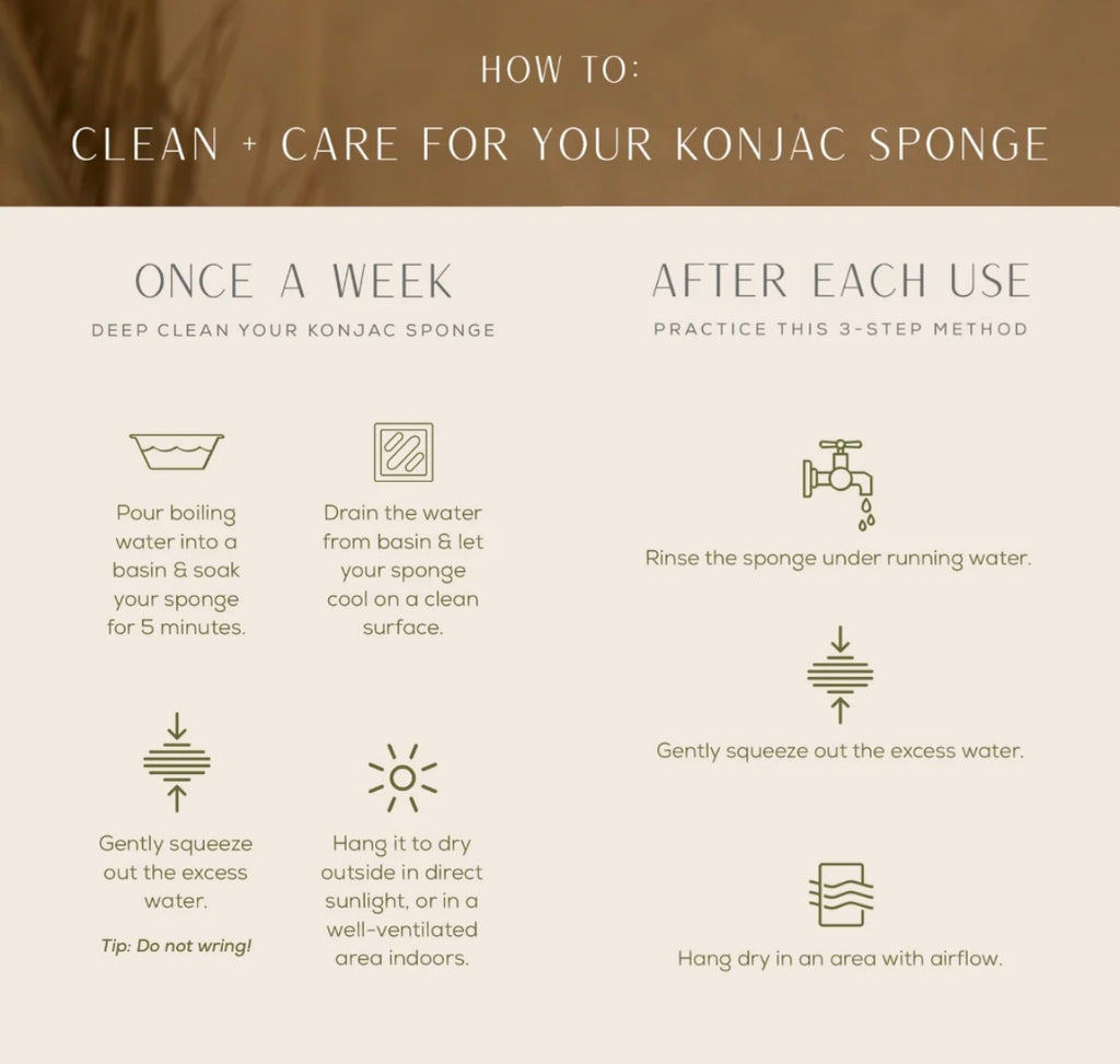 Konjac Facial Cleansing Sponge