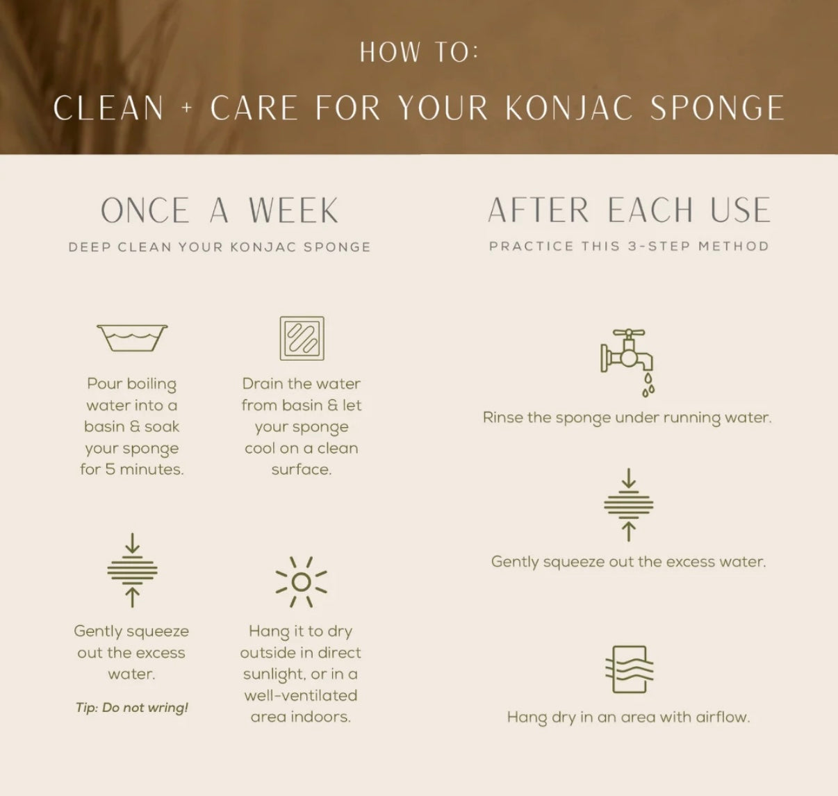 Konjac Facial Cleansing Sponge