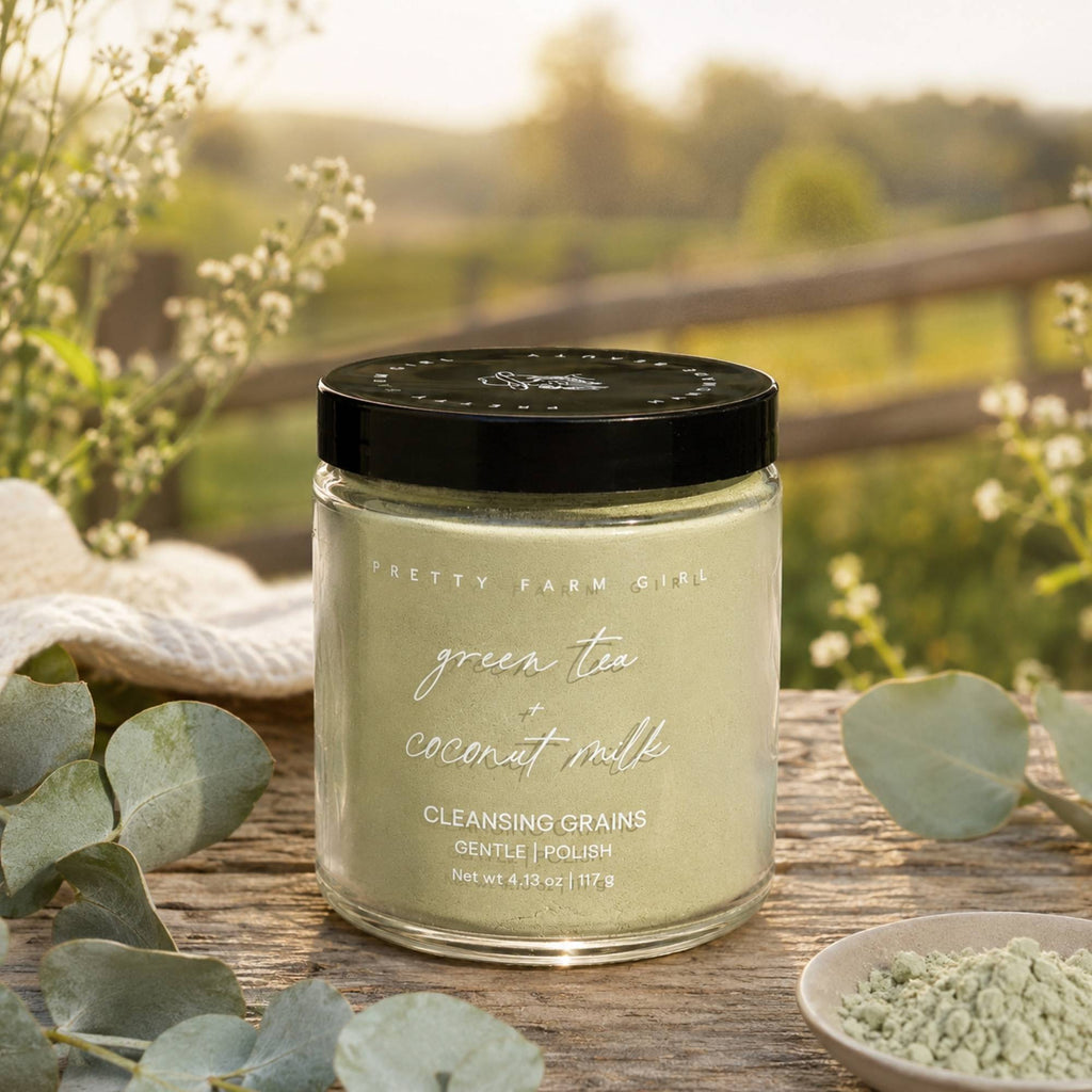 Green Tea + Coconut Milk Facial Cleansing Grains