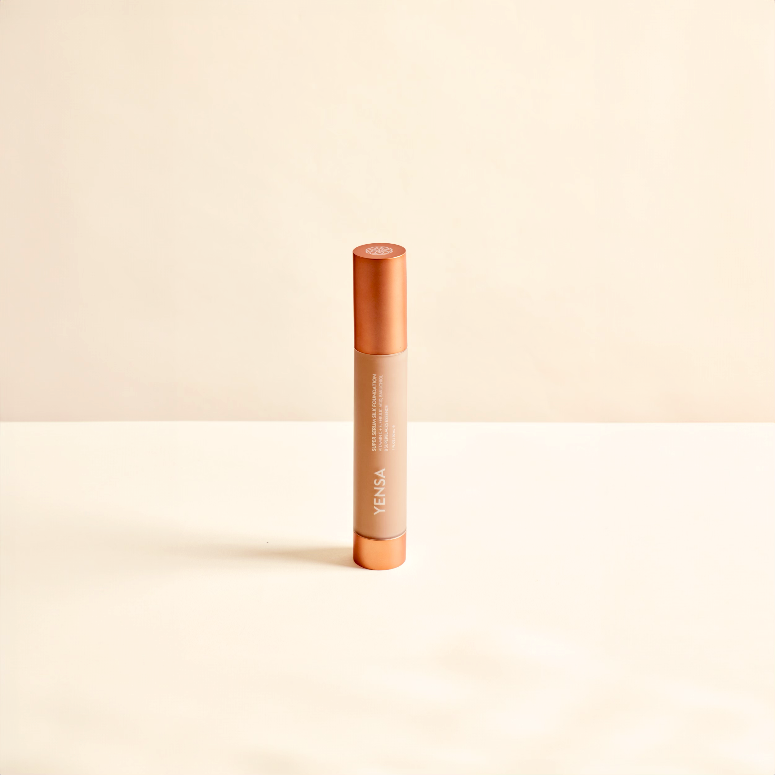 Yensa Super Serum Silk Peptide Foundation - Natural Glow, Buildable Coverage