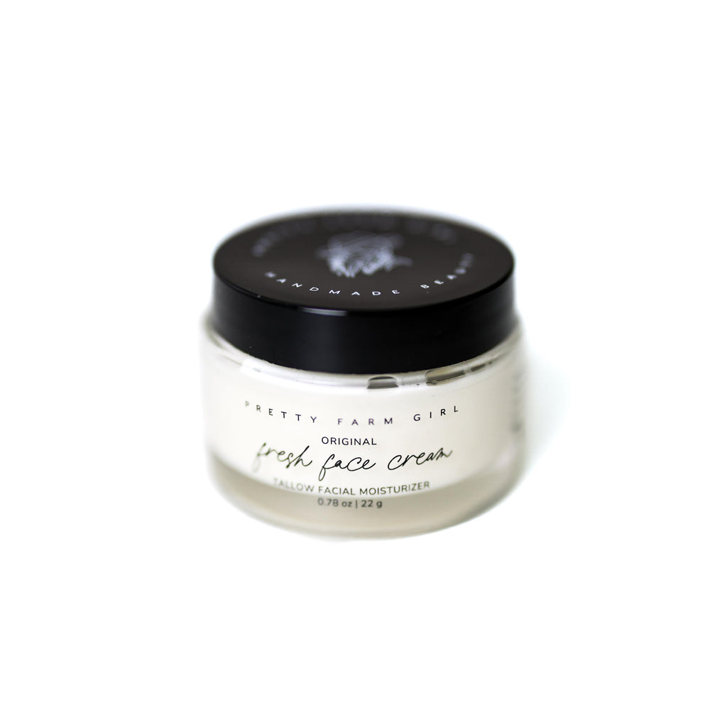 Fresh Face Cream Anti-Aging Tallow Moisturizer - 0.78 fl oz Glass Jar