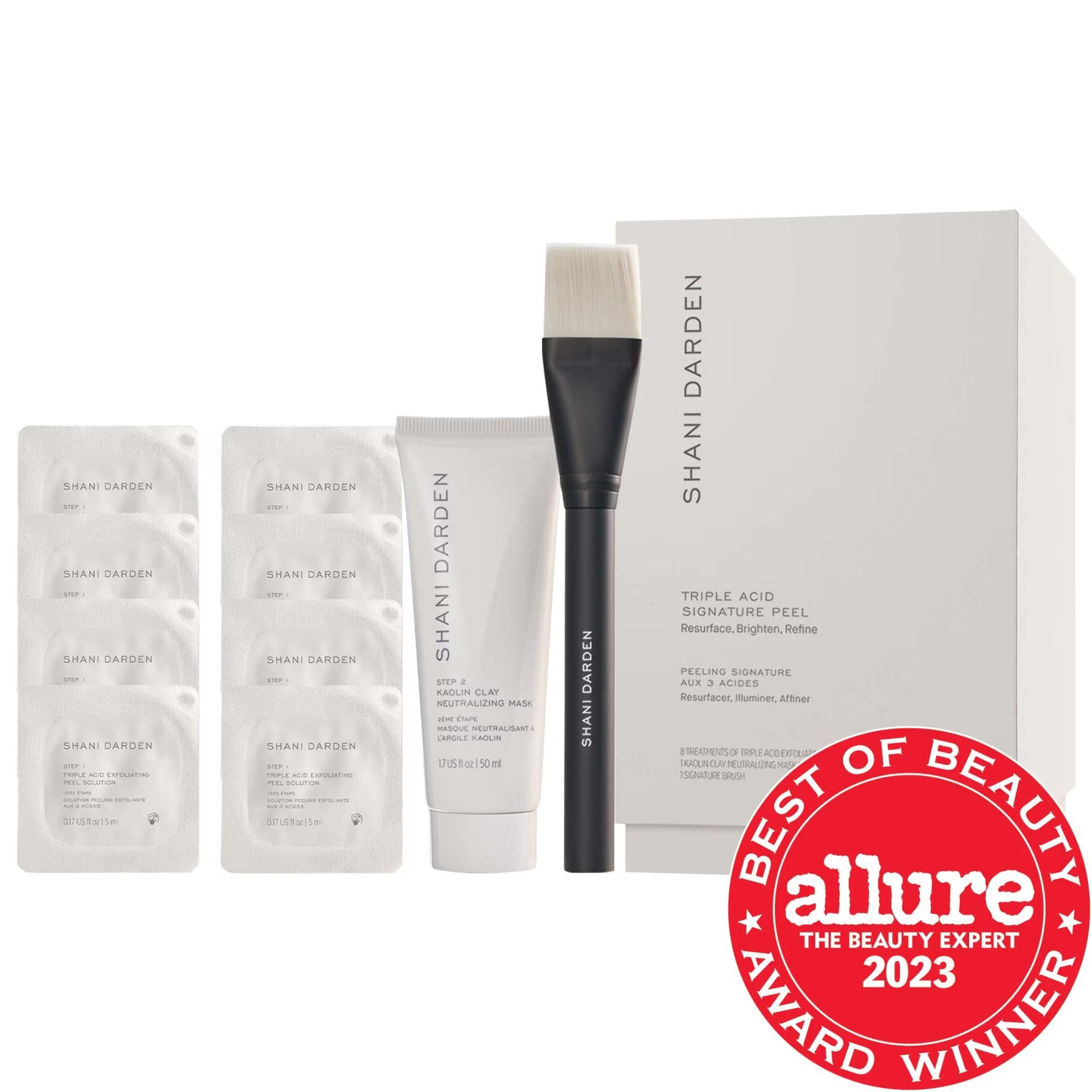 Shani Darden Triple Acid Signature Peel - 2-Step Chemical Exfoliant, Vegan
